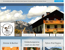 Tablet Screenshot of ferienhof-christa.com
